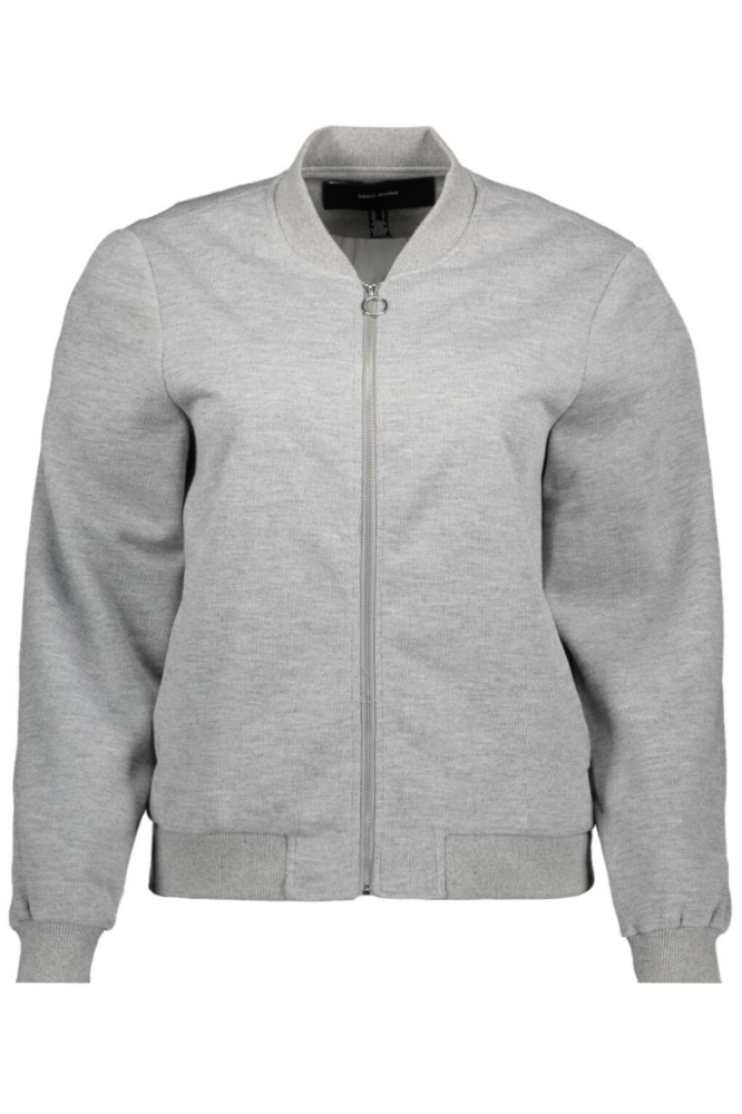 VMKIMIKO LS SHORT JERSEY BOMBER NOO 10331961 LIGHT GREY MELANGE